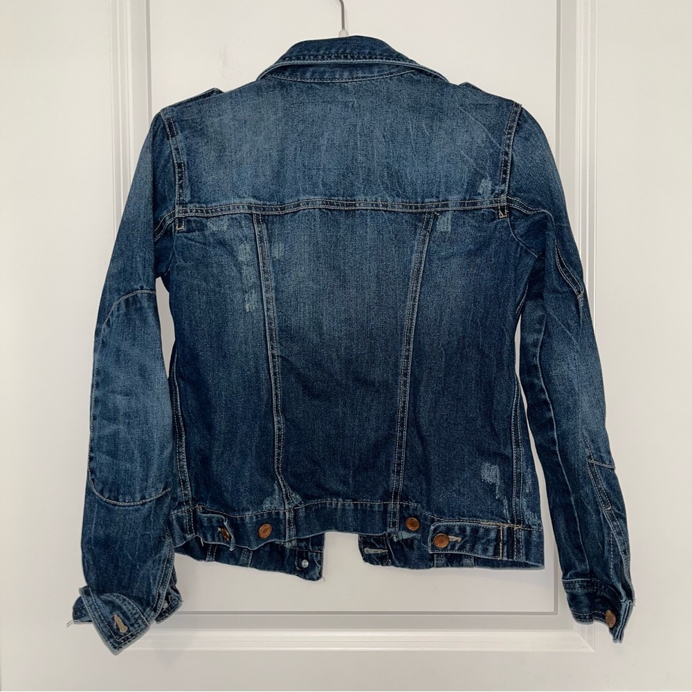 Route 66 Blue Jean Jacket Classic Style - Picture 5 of 5